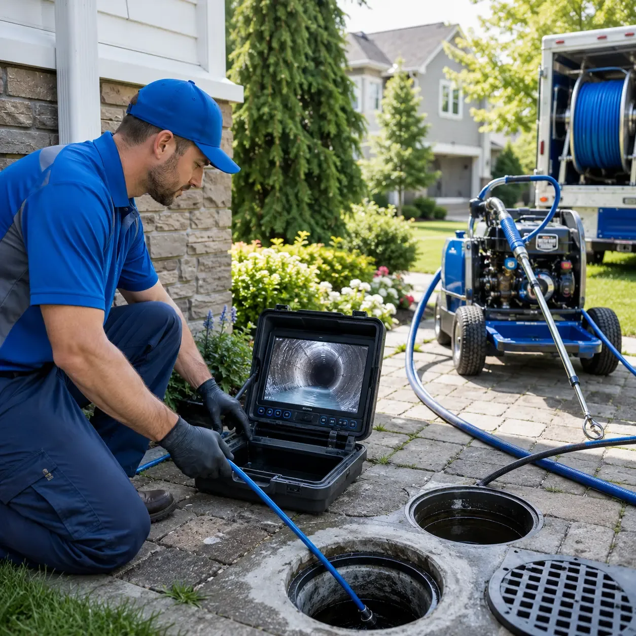 Outdoor drain cleaning professionals serving Petersburg, PA